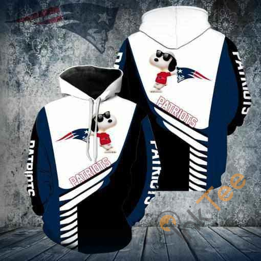 New England Patriots Snoopy Hoodie 3d