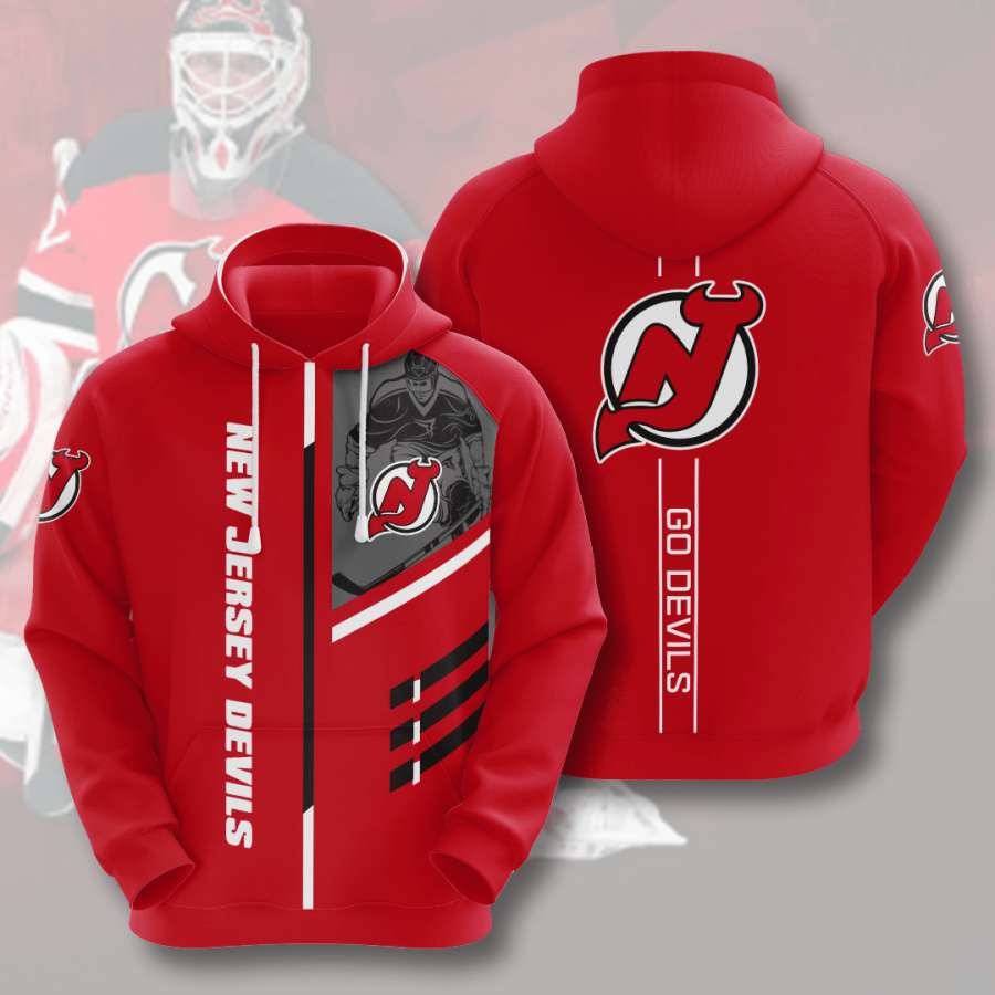 New Jersey Devils Custom Hoodie 3D