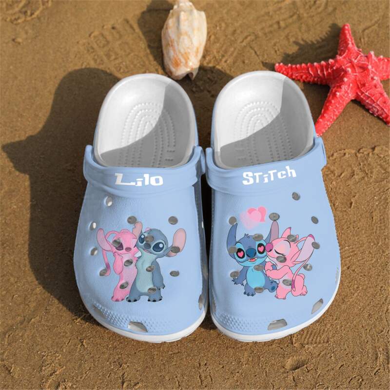 Unique New Lilo Stitch Crocs Clog Shoes