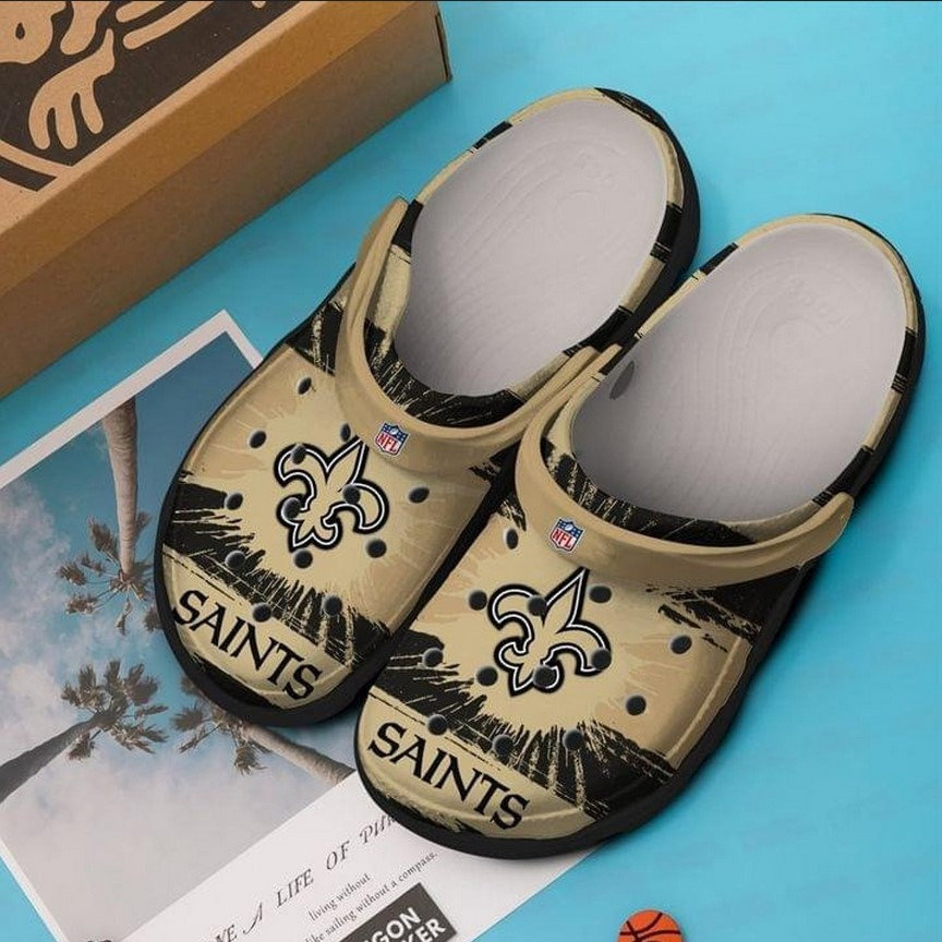 Unique New Orleans Saints Crocs Clog Shoes