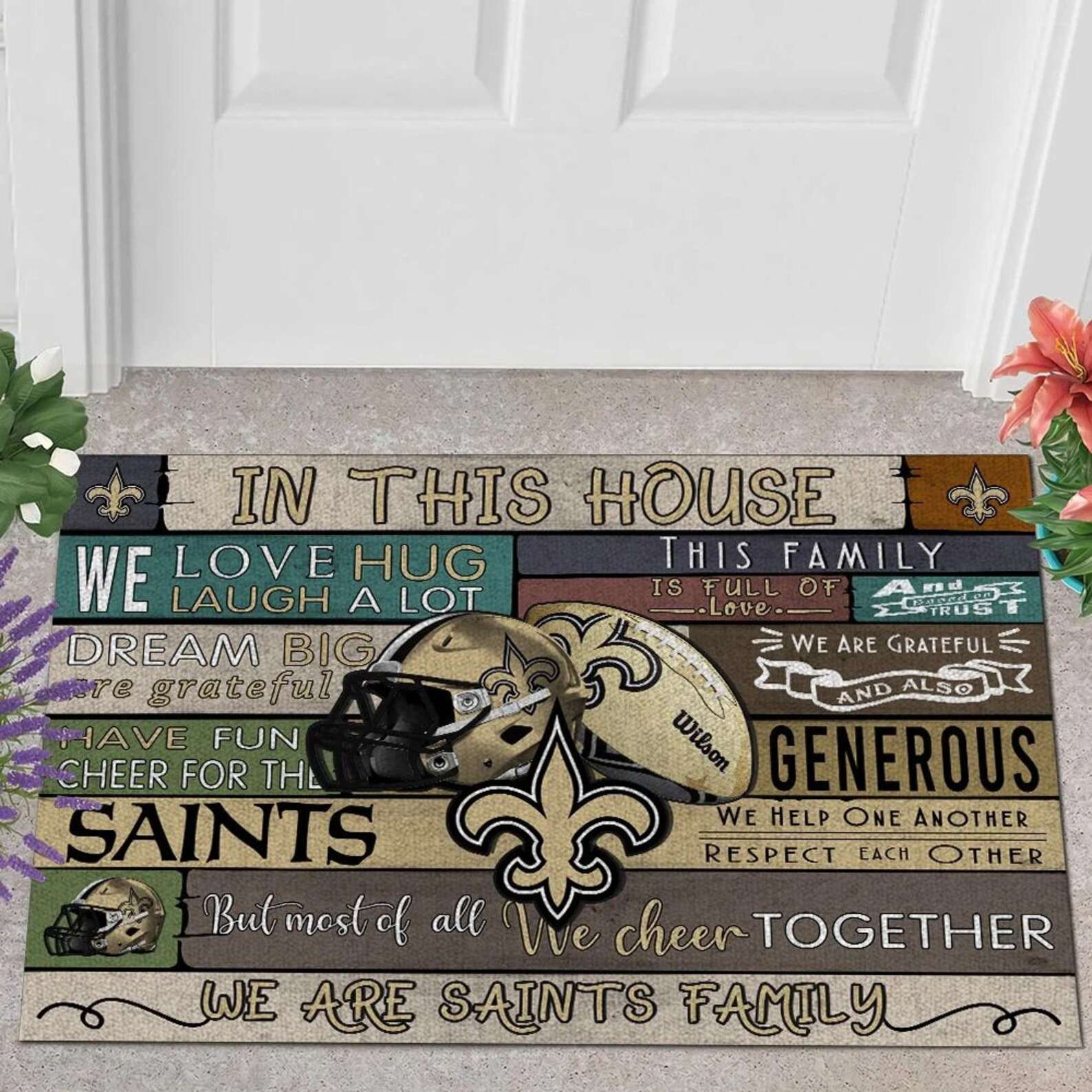 New Orleans Saints Doormat