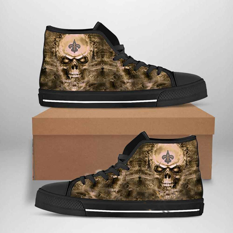 New Orleans Saints Nfl Football High Top Shoes