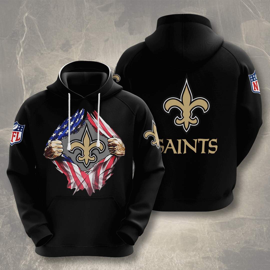 New Orleans Saints Custom Hoodie 3D