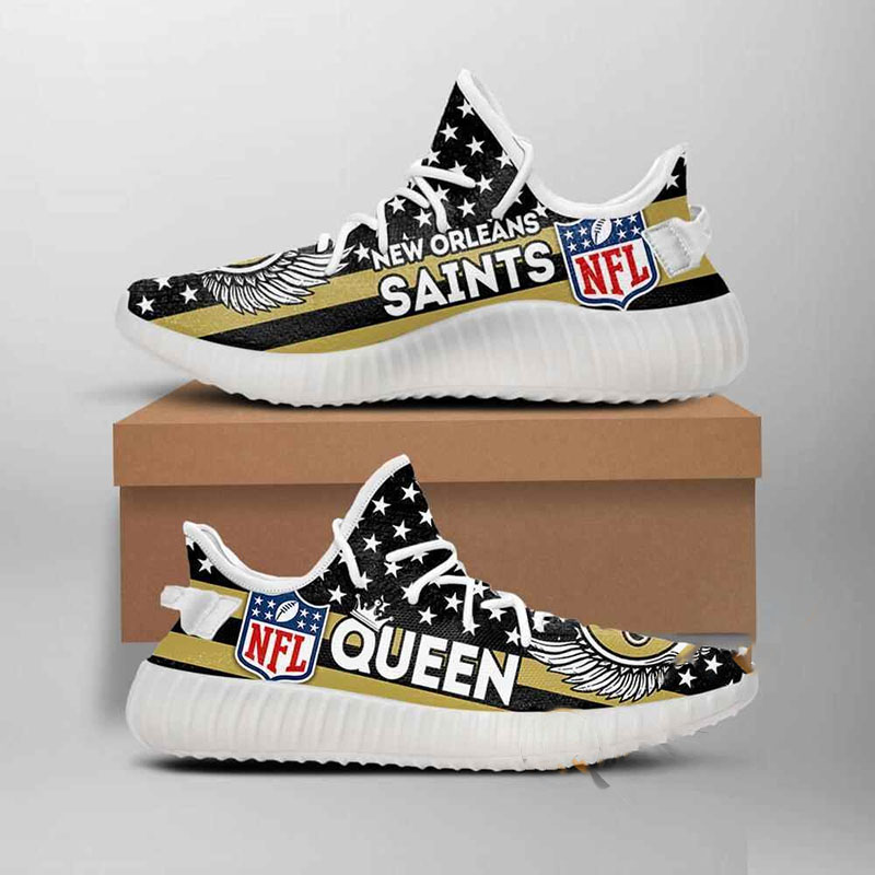 New Orleans Saints Queen Nfl Yeezy Boost