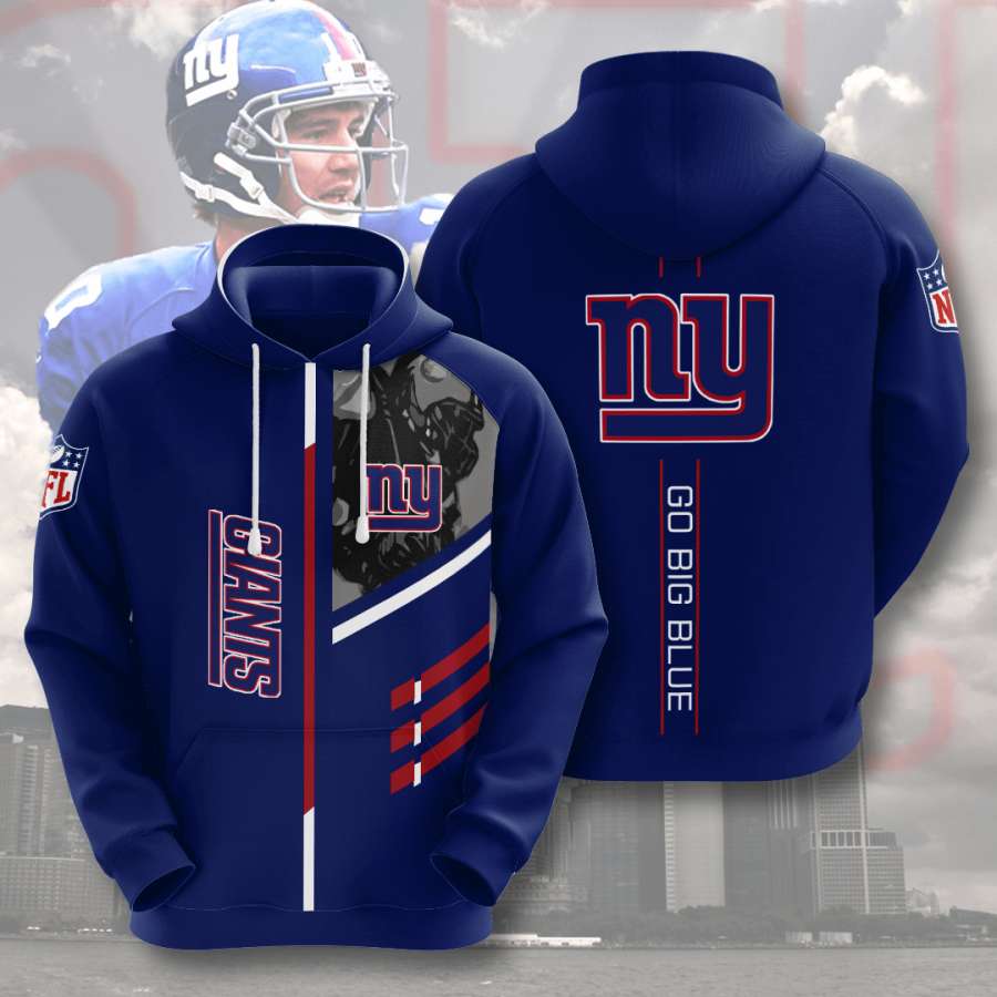 New York Giants Custom Hoodie 3D