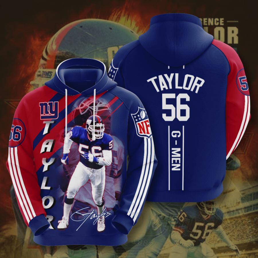 New York Giants Custom Hoodie 3D