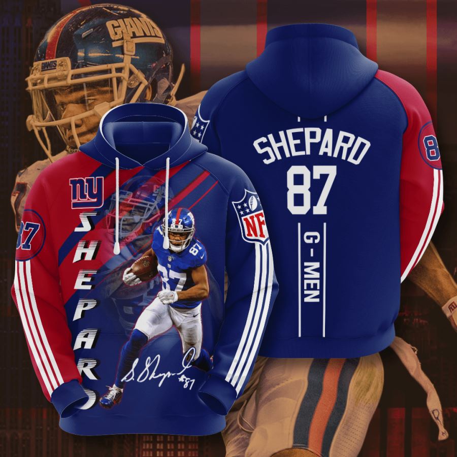 New York Giants Custom Hoodie 3D