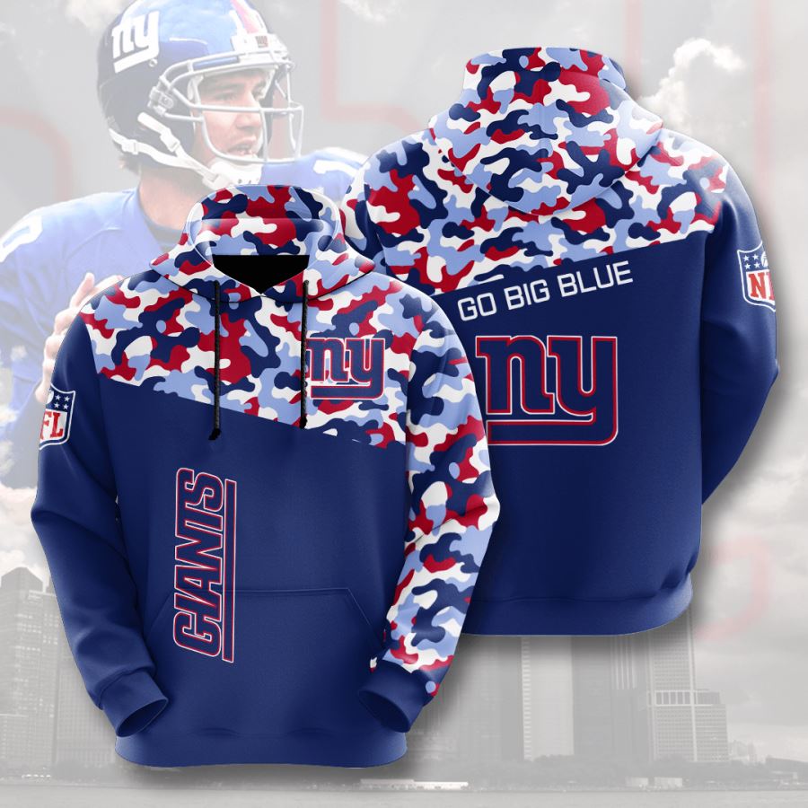 New York Giants Custom Hoodie 3D
