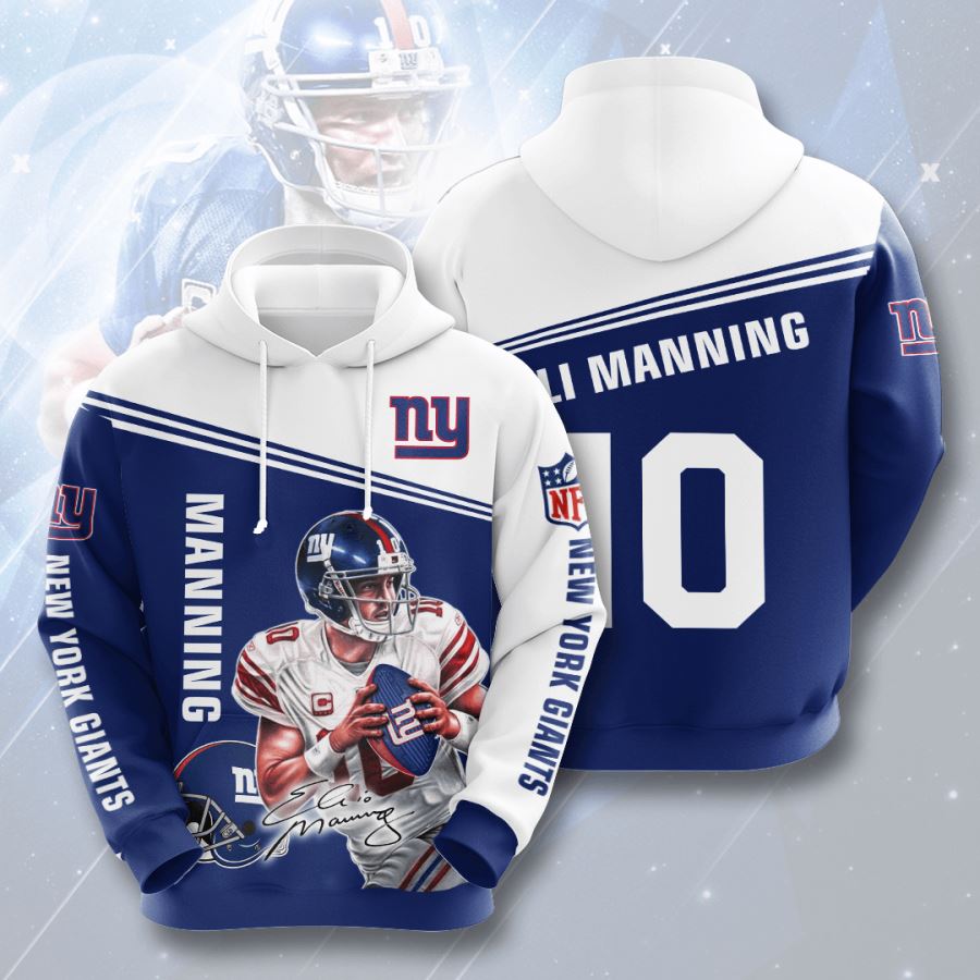New York Giants Custom Hoodie 3D