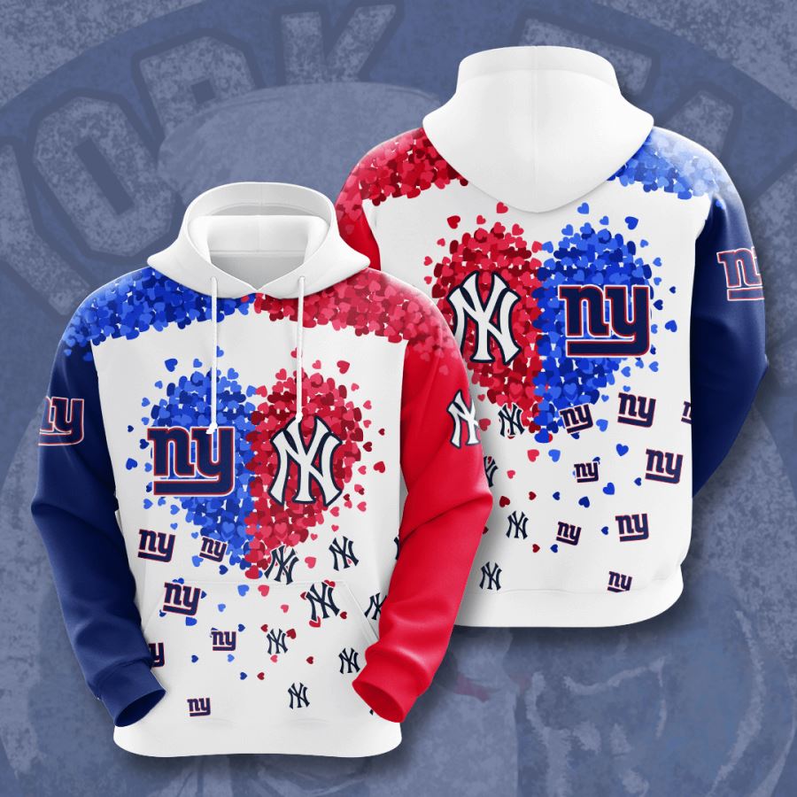 New York Giants Custom Hoodie 3D