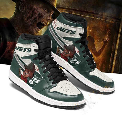 New York Jets Horror Custom Air Jordan Shoes