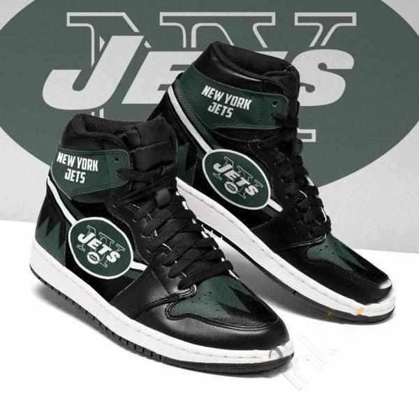 New York Jets Nfl Football Custom Air Jordan Shoes