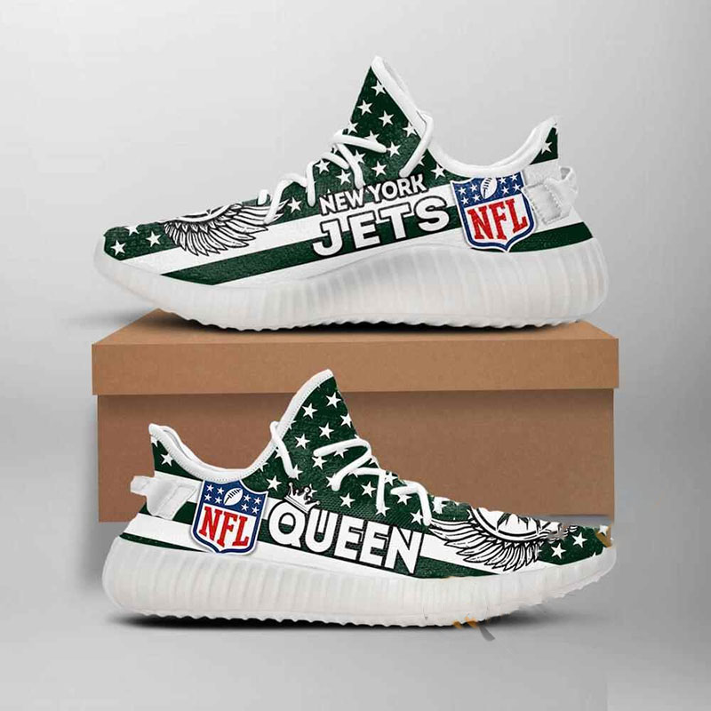New York Jets Queen Nfl Yeezy Boost