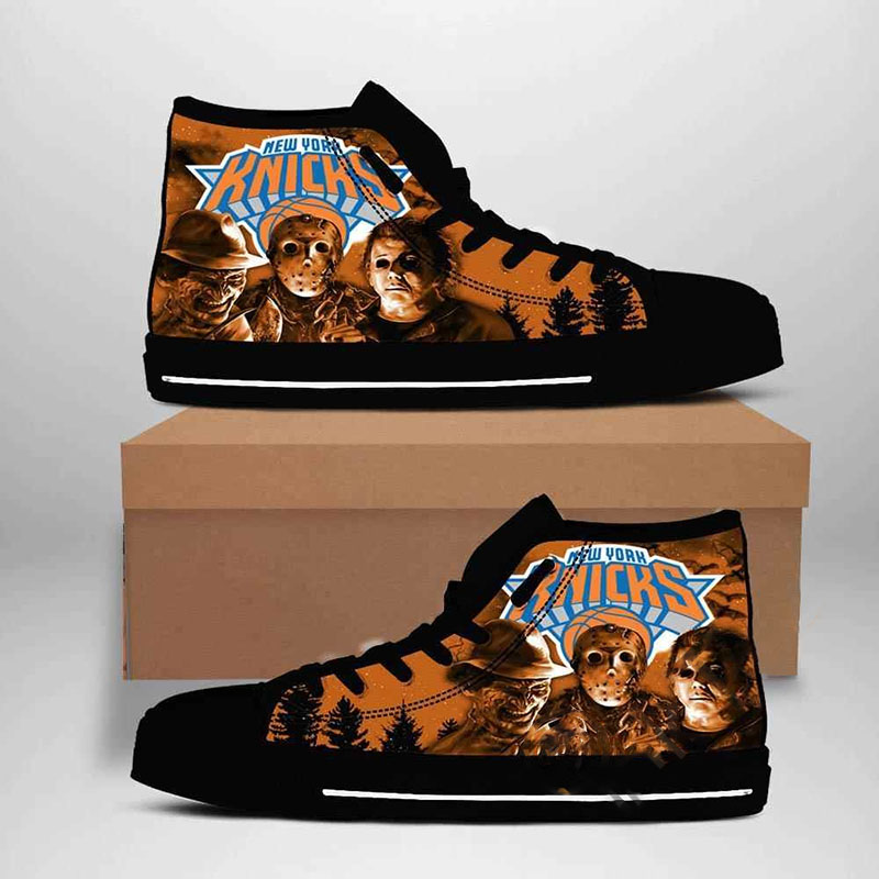 New York Knicks Nba Basketball High Top Shoes