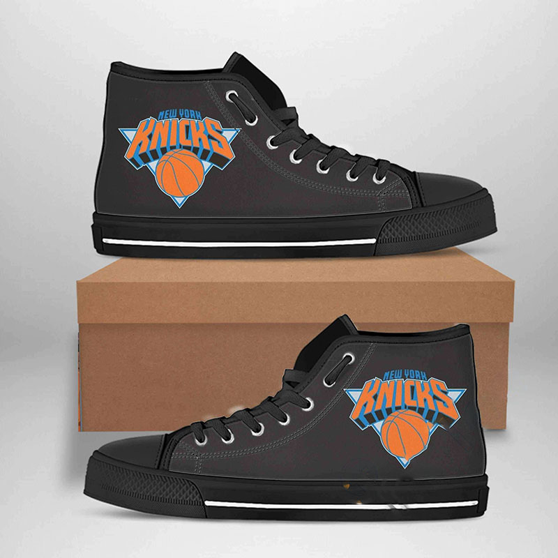 New York Knicks Nba Basketball High Top Shoes