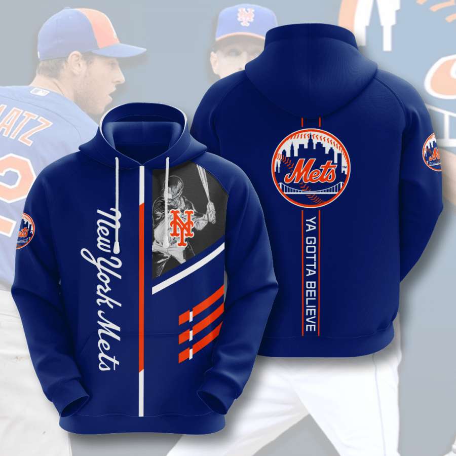 New York Mets Custom Hoodie 3D