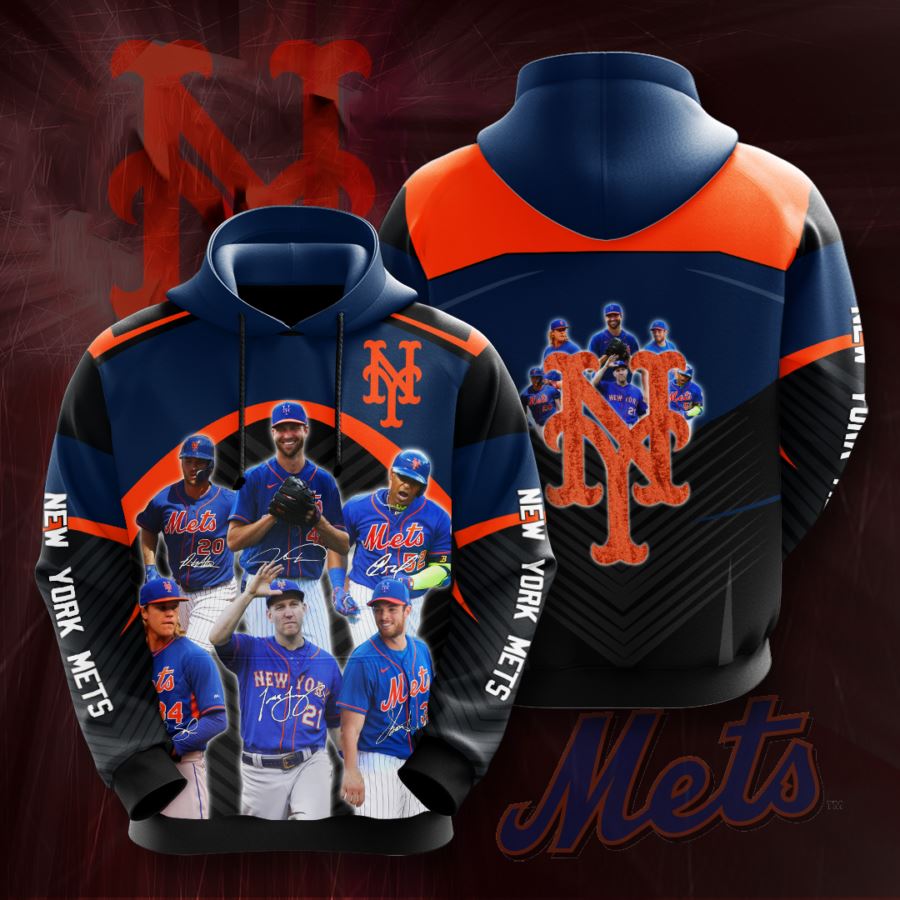 New York Mets Custom Hoodie 3D