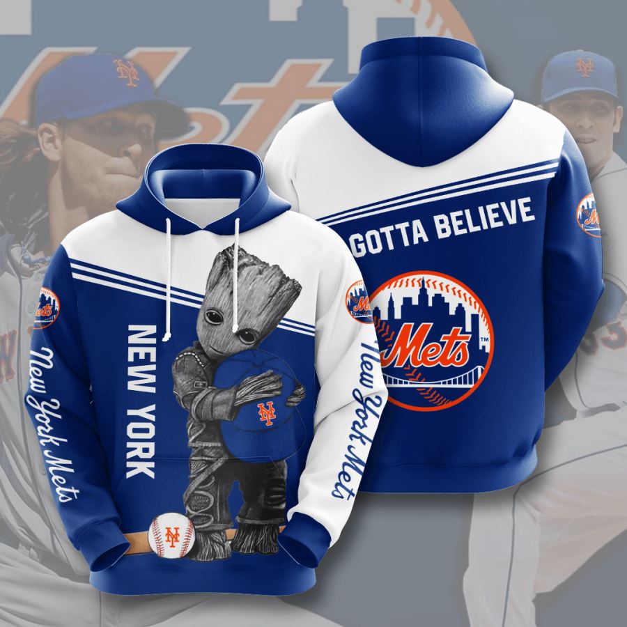 New York Mets Custom Hoodie 3D