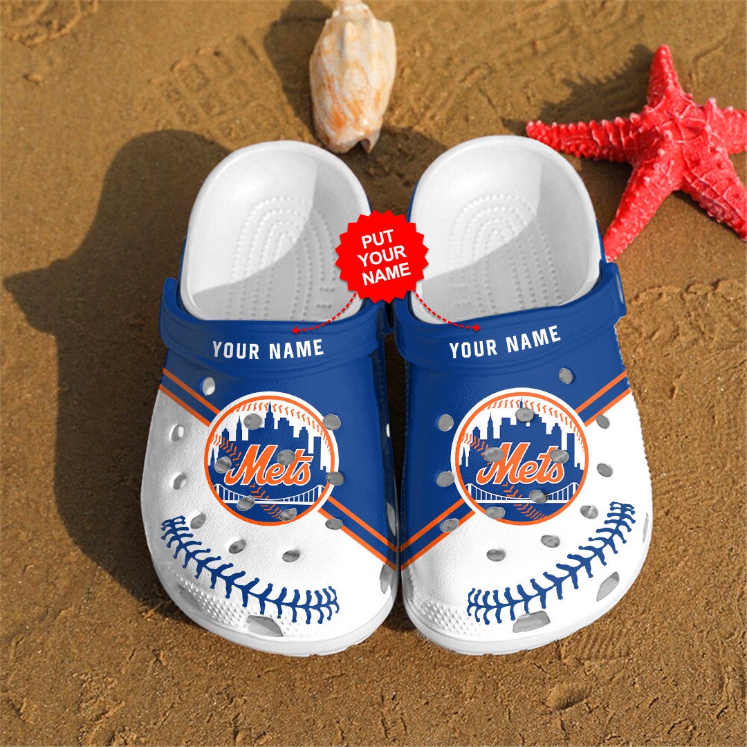 New York Mets Personalized For Mlb Fans Crocs Clog Shoes