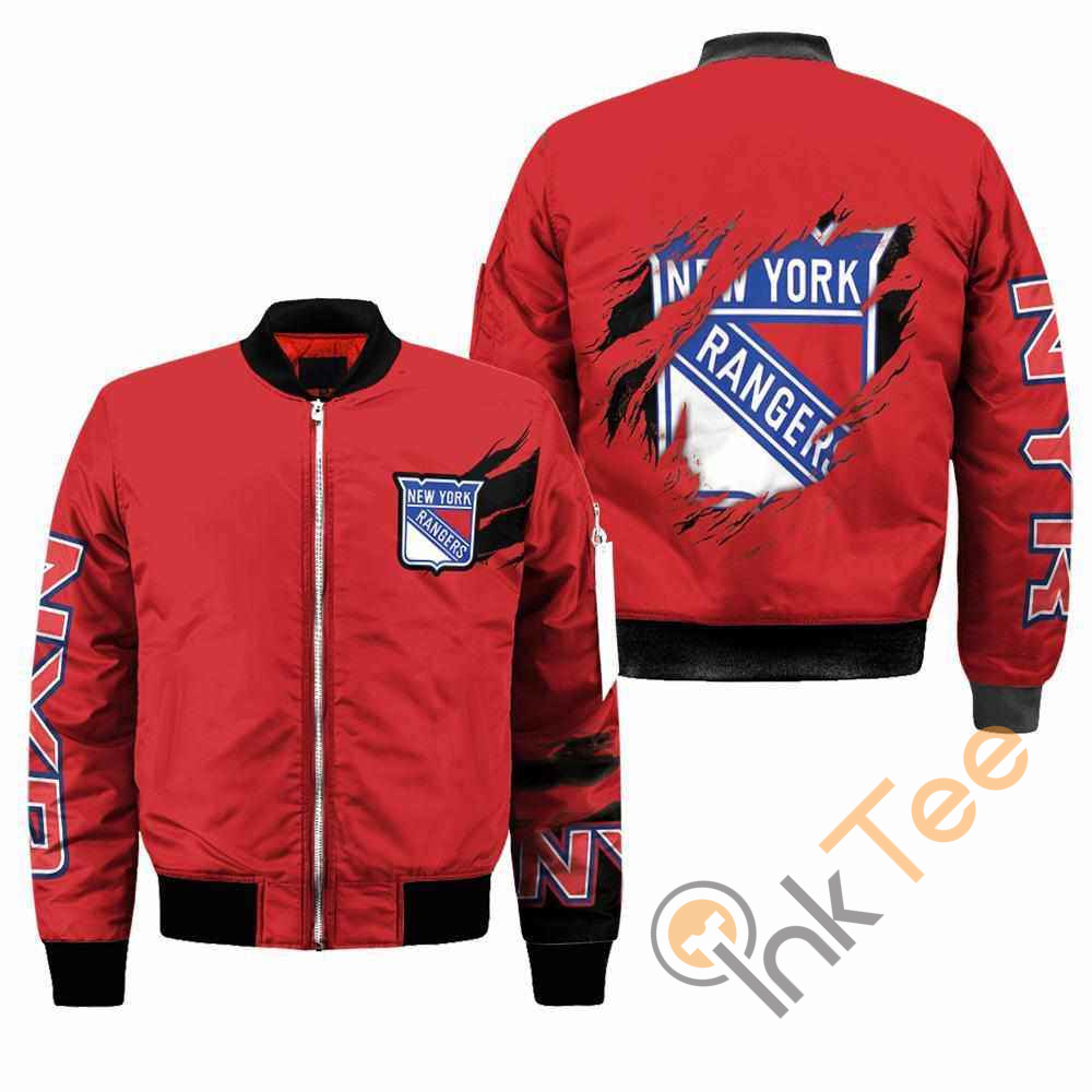 New York Rangers NHL Apparel Best Christmas Gift For Fans Bomber Jacket