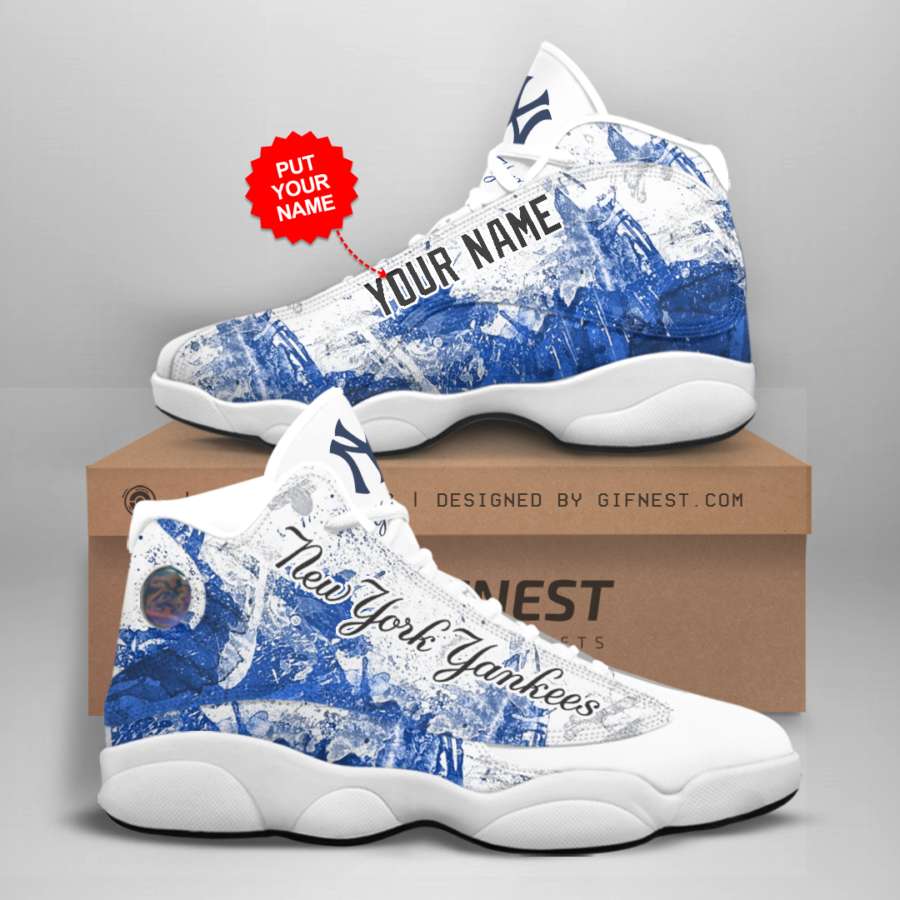 New York Yankees Custom Air Jordan Shoes