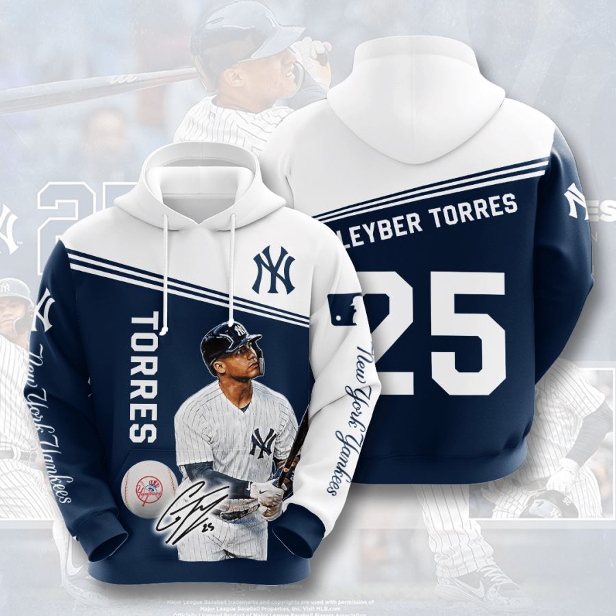 New York Yankees Custom Hoodie 3D