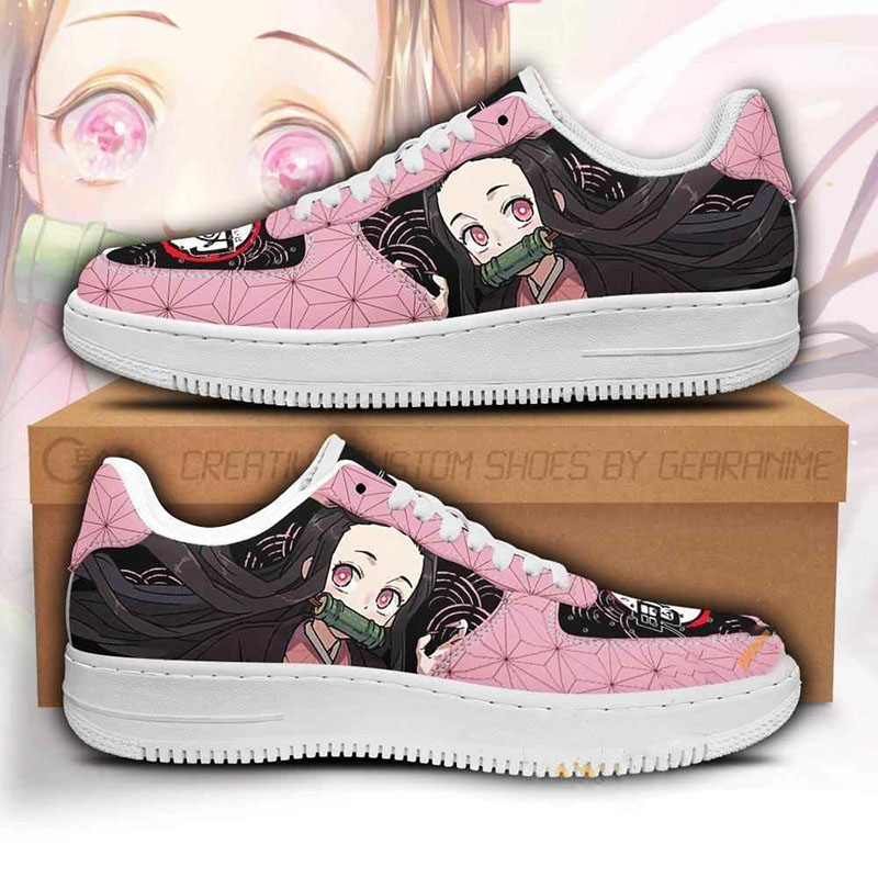 Nezuko Custom Demon Slayer Anime Nike Air Force Shoes