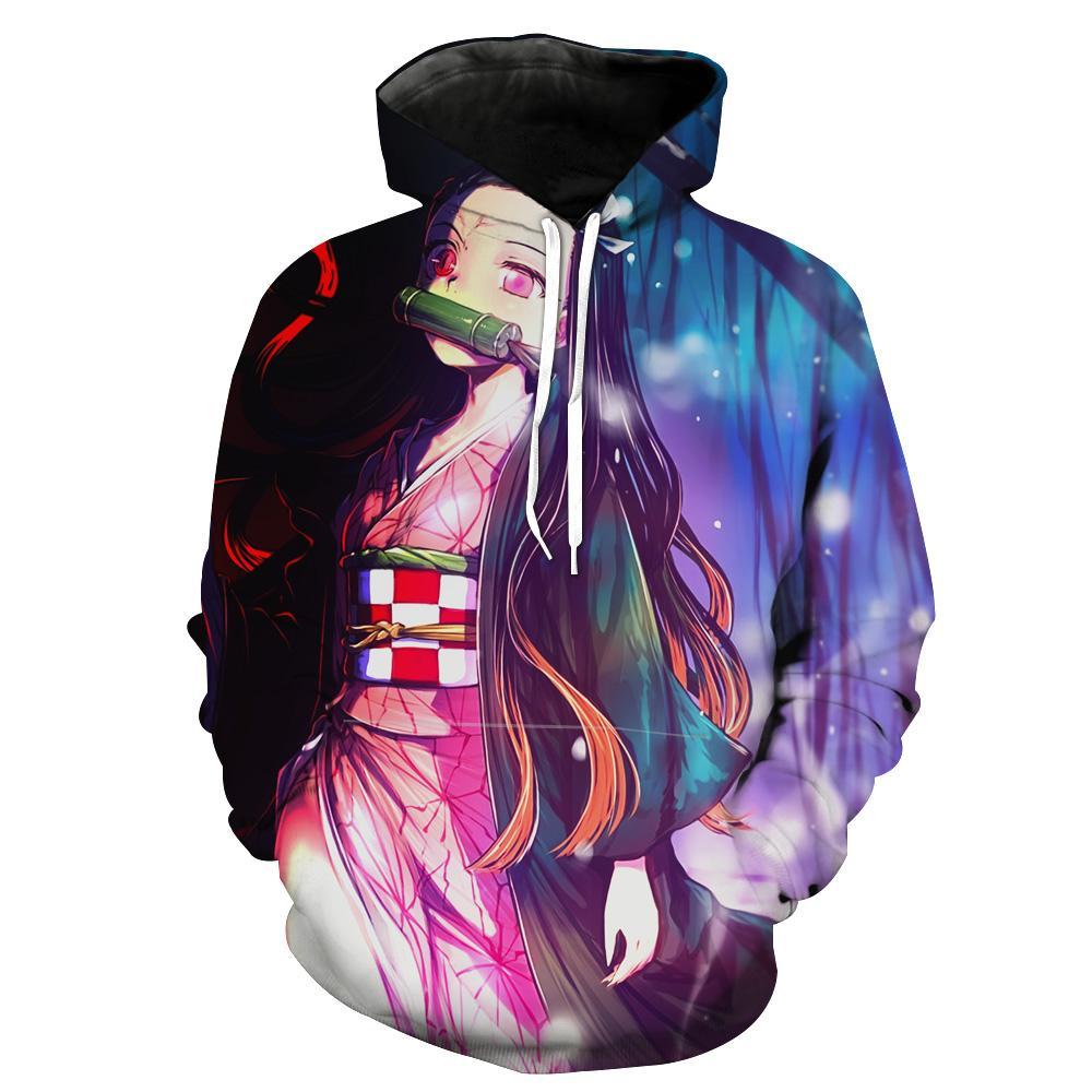 Nezuko Demon Nezuko Demon Slayer Hoodie 3D