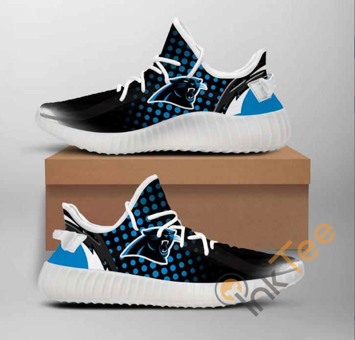 Nfl Carolina Panthers Team Big Logo Yeezy Boost
