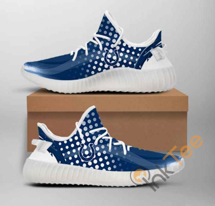 Nfl Indianapolis Colts Team Big Logo Yeezy Boost