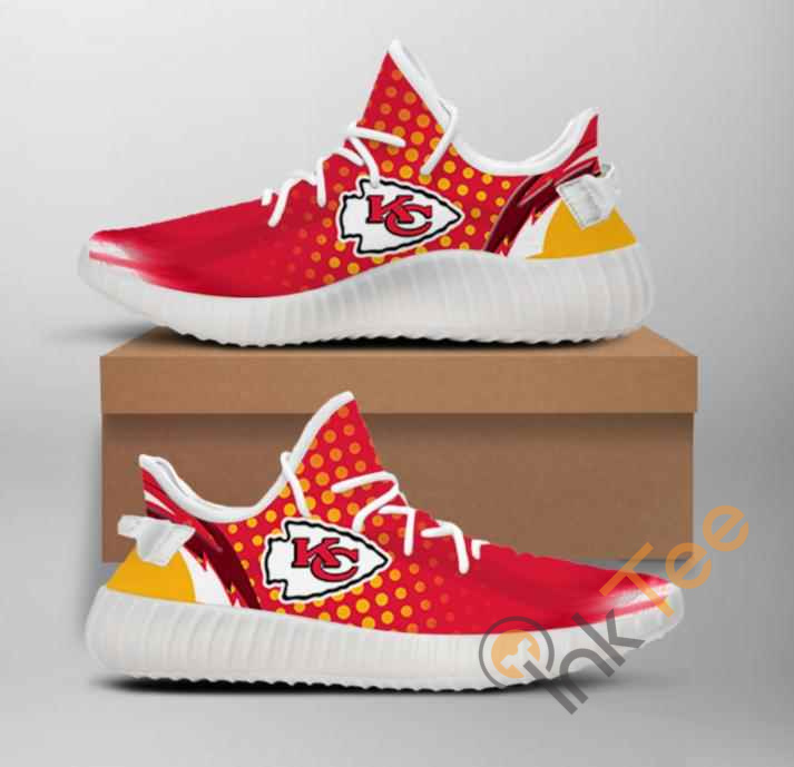 Nfl Kansas City Chiefs Team Big Logo Yeezy Boost