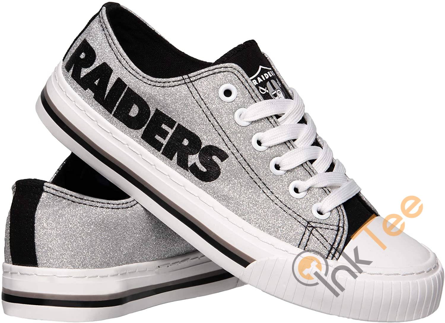 Nfl Oakland Raiders Team Low Top Shoes
