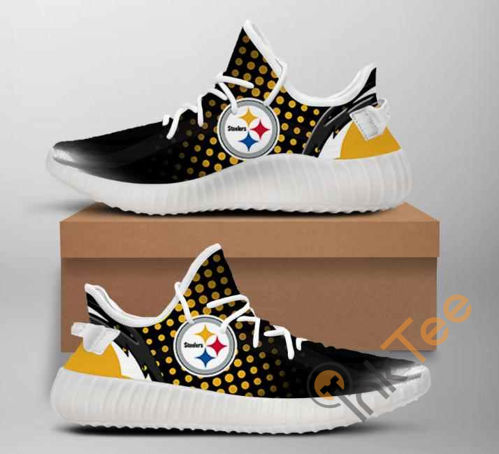 Nfl Pittsburgh Steelers Team Big Logo Yeezy Boost