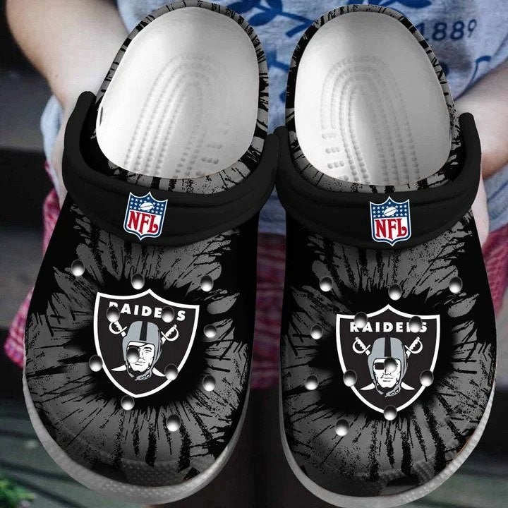 Nfl Raider Crocs Clog Shoes