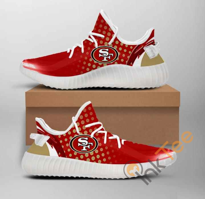 Nfl San Francisco 49ers Team Big Logo Yeezy Boost