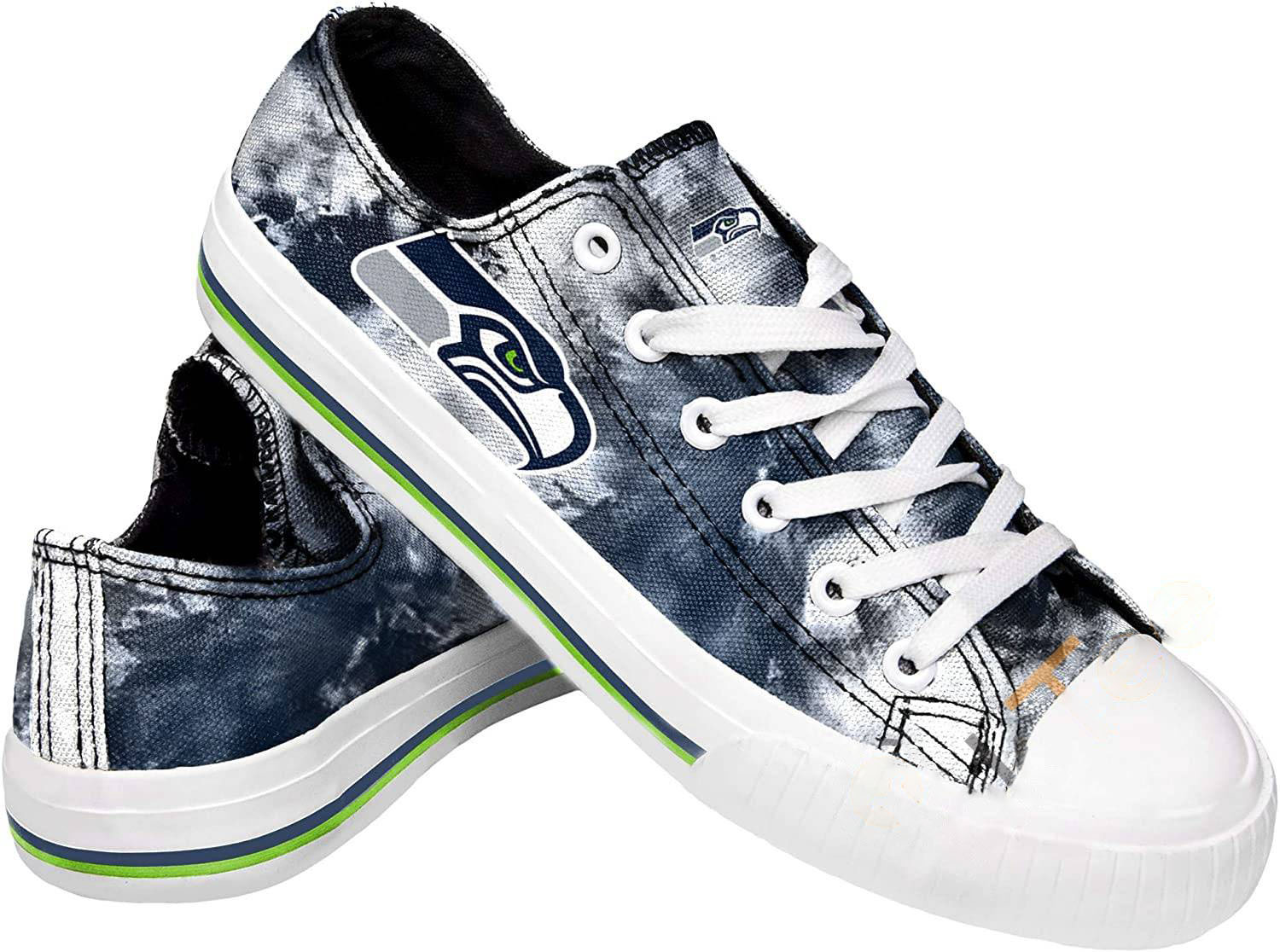 Nfl Seattle Seahawks Team Logo Low Top Shoes