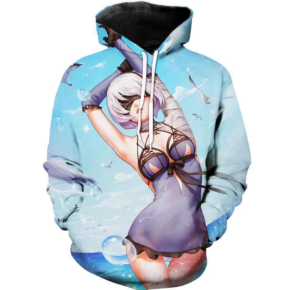 Nier Anime And Gaming Nier Hoodie 3D