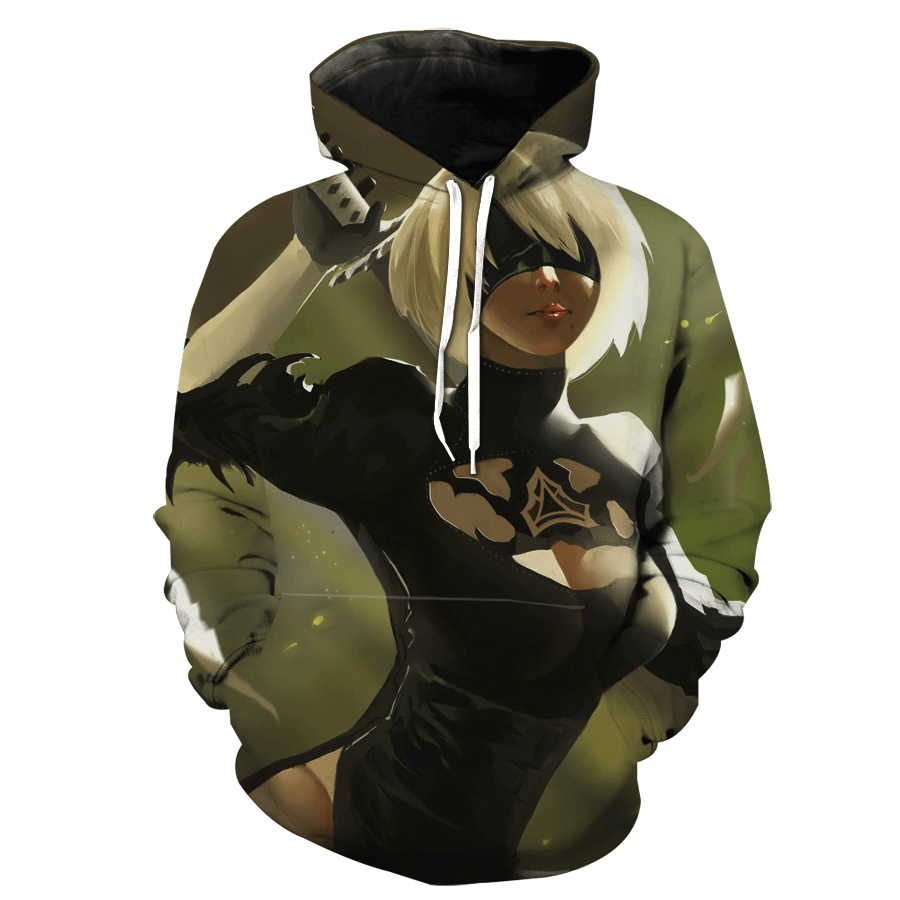 Nier Yohra Hoodie 3D