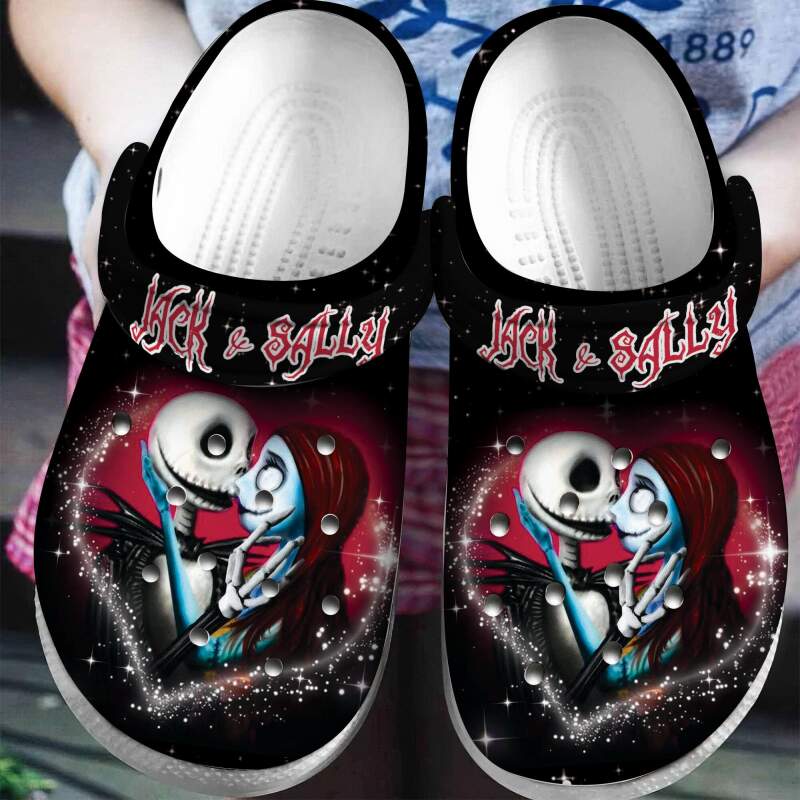 Nightmares Jack Sally Personalised Crocs Clog Shoes