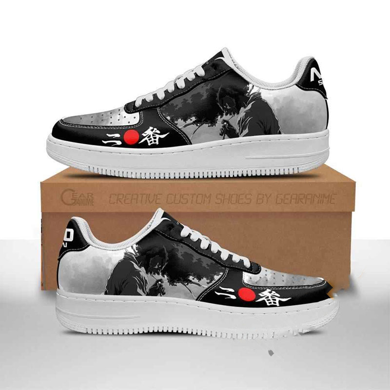 Ninja Ninja Afro Samurai Anime Nike Air Force Shoes