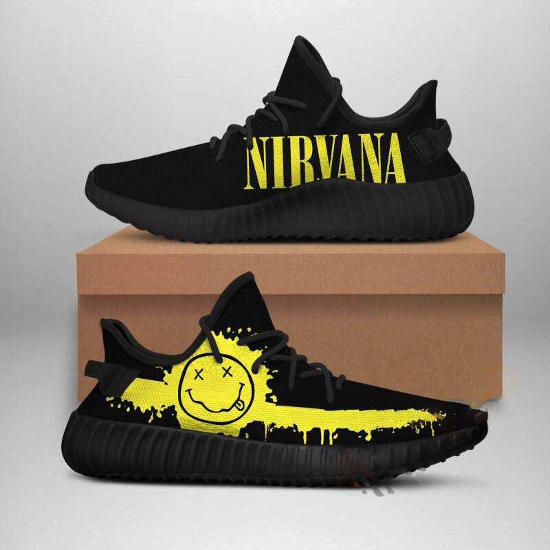 Nirvana Rock Band Yeezy Boost