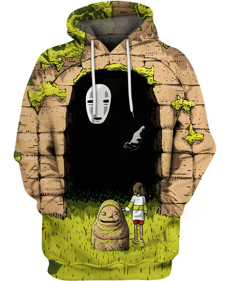 No Face Hoodie 3D