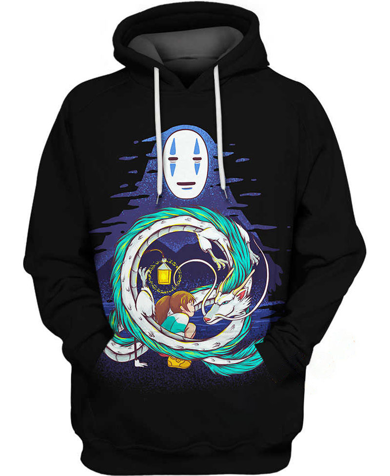 No Face Hoodie 3D