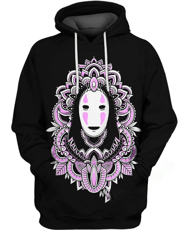 No Face Mandala Style Hoodie 3D
