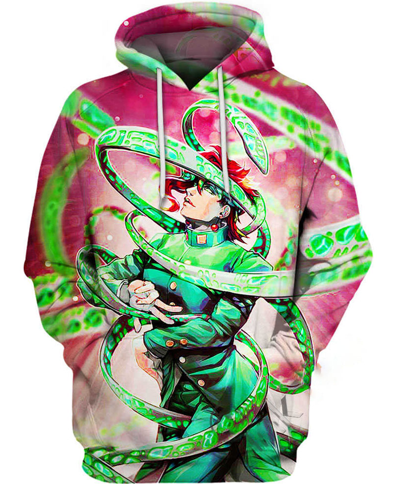 Noriaki Kakyoin Jojo?s Hoodie 3D