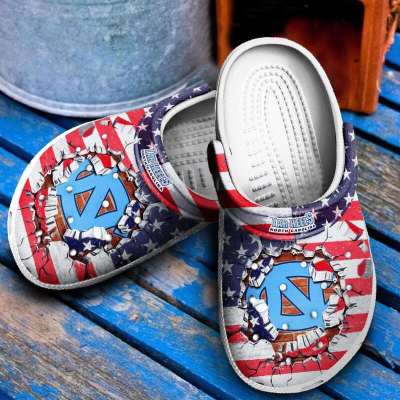 North Carolina Tar Heels Crocs Clog Shoes
