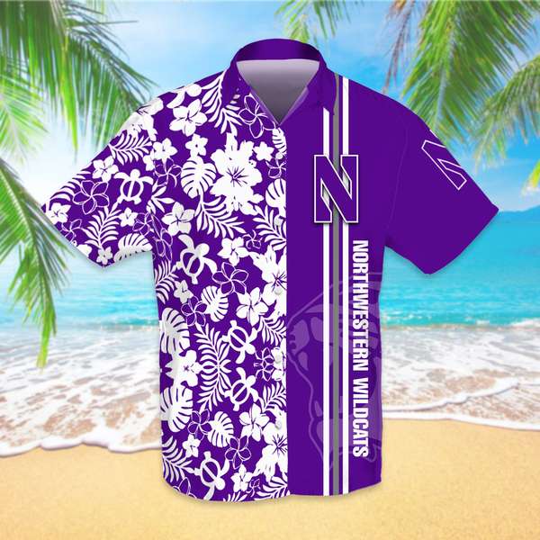 Northwestern Wildcats Custom Hawaiian shirts