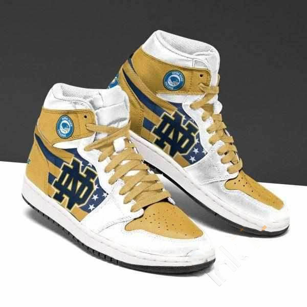 Notre Dame Fighting Irish Ncaa Custom Air Jordan Shoes