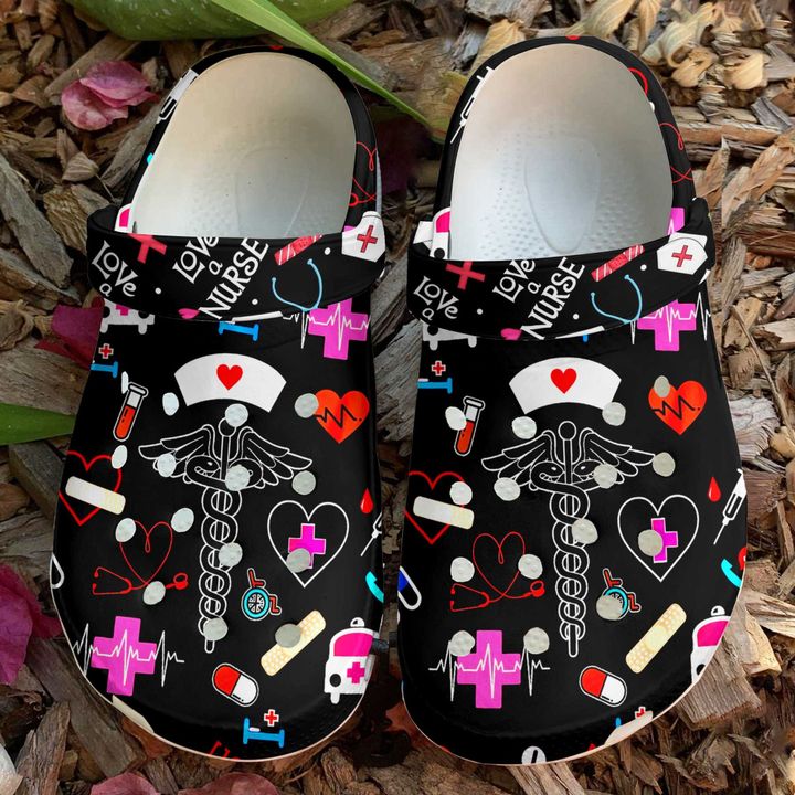 Nurse Enjoy Life Crocs Clog Shoes
