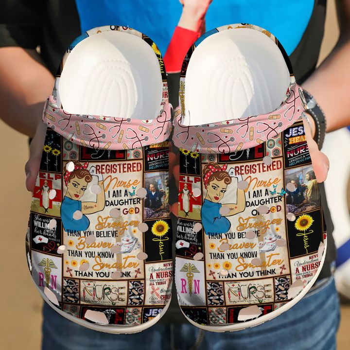 Nurse I Am A Daughter Of God Crocs Clog Shoes